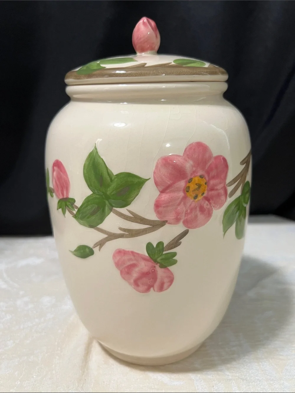 Franciscan Desert Rose Cookie Jar-England